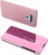 Hurtel Clear View Case futerał etui z klapką LG K51S / LG K41S różowy uniwersalny 1