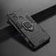 Hurtel Ring Armor pancerne hybrydowe etui pokrowiec + magnetyczny uchwyt Samsung Galaxy A21S czarny uniwersalny 8