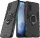 Hurtel Ring Armor pancerne hybrydowe etui pokrowiec + magnetyczny uchwyt Samsung Galaxy S20 czarny uniwersalny 1