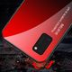 Hurtel Gradient Glass etui pokrowiec nakładka ze szkła hartowanego Samsung Galaxy A41 różowy uniwersalny 13