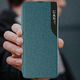 Hurtel Eco Leather View Case elegancki futerał etui z klapką i funkcją podstawki Samsung Galaxy A40 pomarańczowy uniwersalny 9