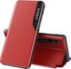 Hurtel Eco Leather View Case elegancki futerał etui z klapką i funkcją podstawki Xiaomi Mi 10 Pro / Xiaomi Mi 10 czerwony uniwersalny 1