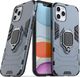Hurtel Ring Armor pancerne hybrydowe etui pokrowiec + magnetyczny uchwyt iPhone 12 Pro / iPhone 12 niebieski uniwersalny 1