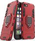 Hurtel Ring Armor pancerne hybrydowe etui pokrowiec + magnetyczny uchwyt iPhone SE 2020 / iPhone 8 / iPhone 7 czerwony uniwersalny 1