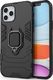 Hurtel Ring Armor pancerne hybrydowe etui pokrowiec + magnetyczny uchwyt iPhone 12 Pro / iPhone 12 czarny uniwersalny 9