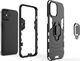 Hurtel Ring Armor pancerne hybrydowe etui pokrowiec + magnetyczny uchwyt iPhone 12 Pro Max niebieski uniwersalny 6