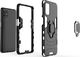 Hurtel Ring Armor pancerne hybrydowe etui pokrowiec + magnetyczny uchwyt Samsung Galaxy M31s czarny uniwersalny 4
