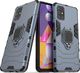 Hurtel Ring Armor pancerne hybrydowe etui pokrowiec + magnetyczny uchwyt Samsung Galaxy M31s niebieski uniwersalny 1