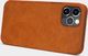 Nillkin Nillkin Qin skórzana kabura etui iPhone 12 Pro / iPhone 12 czerwony uniwersalny 11