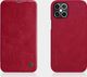 Nillkin Nillkin Qin skórzana kabura etui iPhone 12 Pro Max czerwony uniwersalny 13