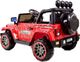 Super Toys MEGA JEEP FULLTIME, NAPĘD 4X4, 1X12V ,WOLNY START/ MIĘKKIE KOŁA, FUNKCJA BUJANIA EXCLUSIVE LAKIER/7588 uniwersalny 6