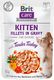 Brit Brit Care Cat Pouch Kitten - filety z indyka w sosie, mokra karma dla kota, saszetka 85g uniwersalny 1