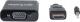 Adapter AV Manhattan HDMI - D-Sub (VGA) + Jack 3.5mm czarny (151559) 3