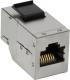 LogiLink Przejściówka Keystone 2 x RJ45 Cat.6A, STP, snap-in mounting (NK4010) 1