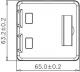LogiLink Puszka natynkowa Keystone 2 porty UTP, biały (NK4032) 1