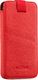 moVear moVear pocketCase C+ Skórzane Etui Wsuwka do Smartfon / Telefon rozmiar M (ok 145 x 71 x 8mm) oraz innych smartfonów o zbliżonych wymiarach | Skóra Nappa, Czerwony Standard 3