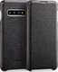moVear moVear flipSide S Skórzane Etui do Samsung Galaxy S10+ (Plus) | Skóra Gładka | Pokrowiec slim z klapką, Czarny Standard 1