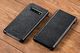 moVear moVear flipSide S Skórzane Etui do Samsung Galaxy S10+ (Plus) | Skóra Gładka | Pokrowiec slim z klapką, Czarny Standard 5