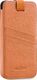 moVear moVear pocketCase C+ Skórzane Etui Wsuwka do iPhone 11 Pro Max / 11 oraz innych smartfonów o zbliżonych wymiarach | Skóra Nappa, Jasnobrązowy Standard 3