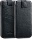 moVear moVear pocketCase C+ Skórzane Etui Wsuwka do Smartfon / Telefon rozmiar L (ok 160 x 79 x 8mm) oraz innych smartfonów o zbliżonych wymiarach | Skóra Gładka, Czarny Standard 1