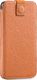 moVear moVear pocketCase C+ Skórzane Etui Wsuwka do iPhone 8/7/6 Plus oraz innych smartfonów o zbliżonych wymiarach | Skóra Nappa, Jasnobrązowy Standard 2
