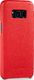 moVear moVear flipSide S Skórzane Etui do Samsung Galaxy S8 | Skóra Nappa | Pokrowiec slim z klapką, Czerwony Standard 3