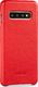 moVear moVear flipSide S Skórzane Etui do Samsung Galaxy S10 | Skóra Nappa | Pokrowiec slim z klapką, Czerwony Standard 3