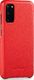 moVear moVear flipSide S Skórzane Etui do Samsung Galaxy S20 | Skóra Nappa | Pokrowiec slim z klapką, Czerwony Standard 3