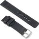 moVear Polski Elegancki Skórzany pasek 22mm do zegarka / smartwatcha | Czarny moVear uBand C1, rozmiar M/L Standard 1