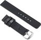 moVear Polski Elegancki Skórzany pasek 22mm do zegarka / smartwatcha | Czarny moVear uBand C1, rozmiar M/L Standard 2