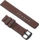 moVear Polski Elegancki Skórzany pasek 20mm do zegarka / smartwatcha | Brązowy moVear uBand C1, rozmiar M/L Standard 2