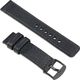 moVear Polski Elegancki Skórzany pasek 24mm do zegarka / smartwatcha | Czarny moVear uBand C1, rozmiar M/L Standard 1