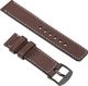 moVear Polski Elegancki Skórzany pasek 24mm do zegarka / smartwatcha | Brązowy moVear uBand C1, rozmiar M/L Standard 1