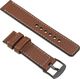 moVear Polski Elegancki Skórzany pasek 24mm do zegarka / smartwatcha | Brązowy moVear uBand C1, rozmiar M/L Standard 1
