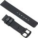 moVear Polski Elegancki Skórzany pasek 18mm rozmiar M/L do zegarka / smartwatcha | Czarny moVear uBand S1 Standard 2