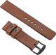 moVear Polski Elegancki Skórzany pasek 20mm rozmiar M/L do zegarka / smartwatcha | Brązowy moVear uBand S1 Standard 2