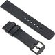 moVear Polski Elegancki Skórzany pasek 24mm rozmiar M/L do zegarka / smartwatcha | Czarny moVear uBand S1 Standard 1