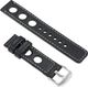 moVear Polski Elegancki Skórzany pasek 20mm, rozmiar M/L do zegarka / smartwatcha | Czarny moVear uBand R1 Standard 1
