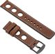 moVear Polski Elegancki Skórzany pasek 20mm, rozmiar M/L do zegarka / smartwatcha | Brązowy moVear uBand R1 Standard 1