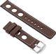 moVear Polski Elegancki Skórzany pasek 24mm, rozmiar M/L do zegarka / smartwatcha | Brązowy moVear uBand R1 Standard 1