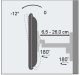 Techly Uchwyt Ścienny do Telewizora/Monitora 19-37 Cali 25kg Obrotowy (301443) 4