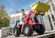 Rolly Toys Traktor na Pedały X-Track z Łyżką Ciche Koła PREMIUM 3-10 Lat 2