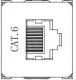 LogiLink Złączka RJ45- RJ45 żeńsko/żeńska kat.6, ekranowana, metal (NP0054) 1
