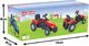 Woopie Traktor Mega Na Pedały Czerwony 3