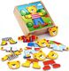 Viga Viga Drewniane Puzzle Układanka Edukacyjna Ubierz Misia Chłopca 1