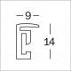 Ramka Walther New Lifestyle, 21x29,7, A4, plastikowa, czerwona (KV130R) 2