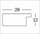 Ramka Walther Grado, 20x30, drewniana, czarna (HI030B) 2