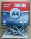 Novus Nity aluminiowe A4/8 NOVUS [70 szt.] 1