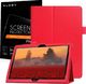 Etui na tablet Alogy Etui obudowa Alogy stojak do Huawei MediaPad T5 10.1 Czerwone + Szkło Alogy uniwersalny 1
