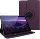 Etui na tablet Alogy Etui obrotowe Alogy 360 do Huawei MediaPad T5 10.1 Fioletowe + Szkło Alogy uniwersalny 1